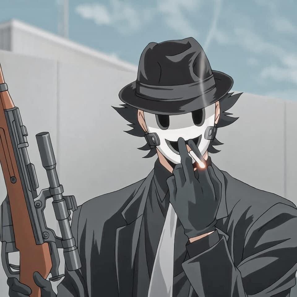 Aesthetic Sniper Mask Anime High Rise Invasion Shirt